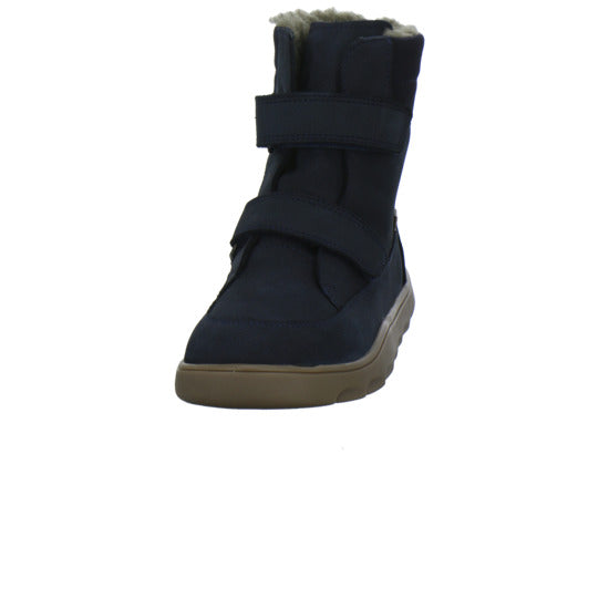 Froddo Barefoot Winterschuhe warm gefüttert Dunkelblau - 360° Ansicht