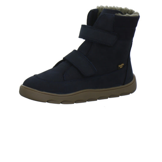Froddo Barefoot Winterschuhe warm gefüttert Dunkelblau - 360° Ansicht