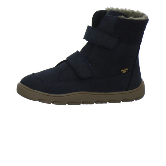 Froddo Barefoot Winterschuhe warm gefüttert Dunkelblau - 360° Ansicht