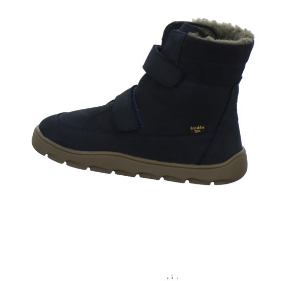 Froddo Barefoot Winterschuhe warm gefüttert Dunkelblau - 360° Ansicht