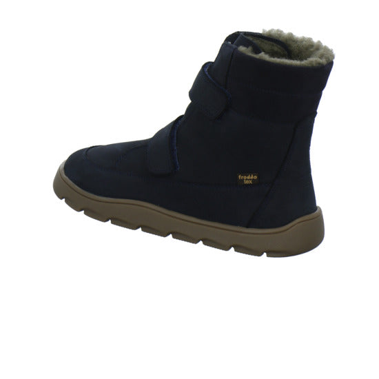 Froddo Barefoot Winterschuhe warm gefüttert Dunkelblau - 360° Ansicht