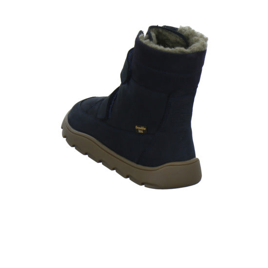 Froddo Barefoot Winterschuhe warm gefüttert Dunkelblau - 360° Ansicht