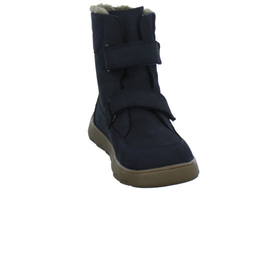 Froddo Barefoot Winterschuhe warm gefüttert Dunkelblau - 360° Ansicht