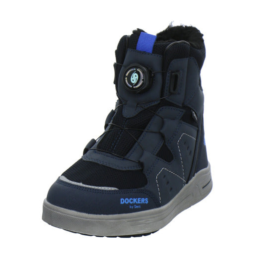 Dockers Winterschuhe warm gefüttert Dunkelblau - 360° Ansicht