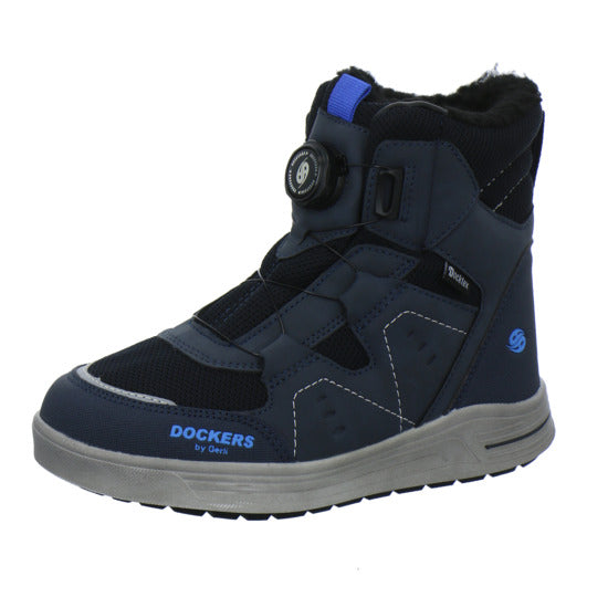 Dockers Winterschuhe warm gefüttert Dunkelblau - 360° Ansicht