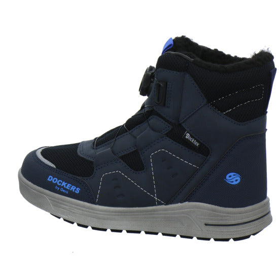 Dockers Winterschuhe warm gefüttert Dunkelblau - 360° Ansicht