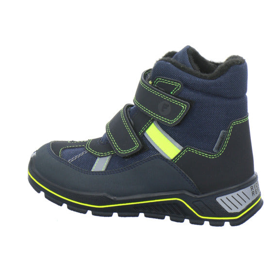 Ricosta Gabris Winterschuhe warm gefüttert Blau-kombi - 360° Ansicht