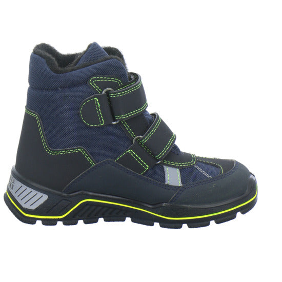 Ricosta Gabris Winterschuhe warm gefüttert Blau-kombi - 360° Ansicht