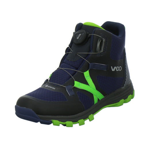 Vado Hiker Winterschuhe warm gefüttert Blau-kombi - 360° Ansicht