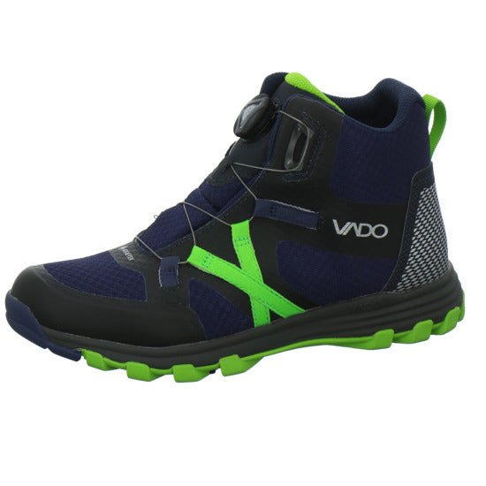 Vado Hiker Winterschuhe warm gefüttert Blau-kombi - 360° Ansicht