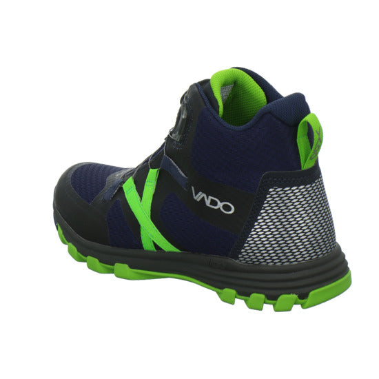 Vado Hiker Winterschuhe warm gefüttert Blau-kombi - 360° Ansicht