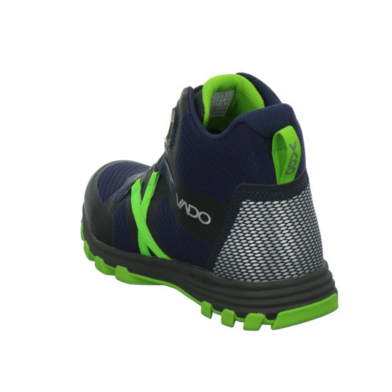 Vado Hiker Winterschuhe warm gefüttert Blau-kombi - 360° Ansicht