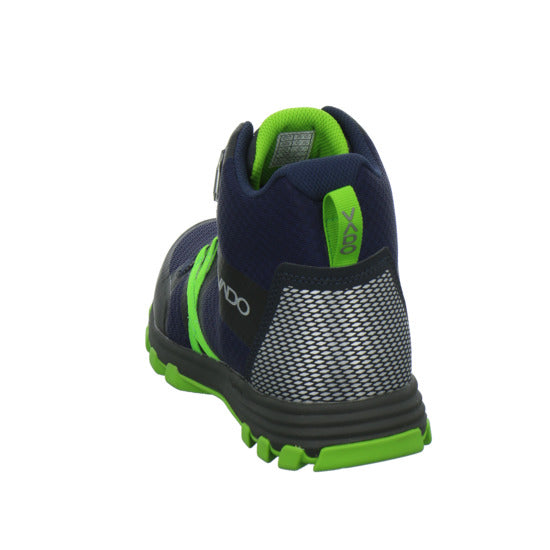 Vado Hiker Winterschuhe warm gefüttert Blau-kombi - 360° Ansicht