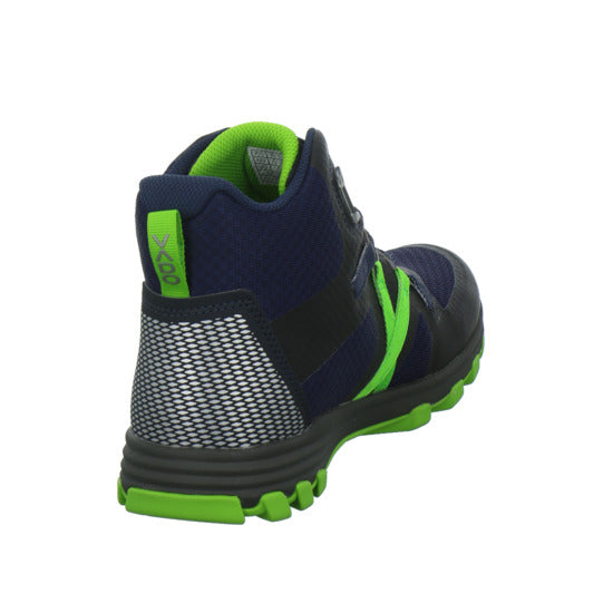 Vado Hiker Winterschuhe warm gefüttert Blau-kombi - 360° Ansicht
