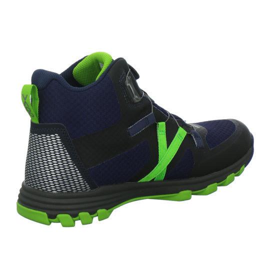 Vado Hiker Winterschuhe warm gefüttert Blau-kombi - 360° Ansicht