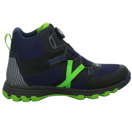 Vado Hiker Winterschuhe warm gefüttert Blau-kombi - 360° Ansicht
