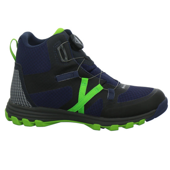 Vado Hiker Winterschuhe warm gefüttert Blau-kombi - 360° Ansicht