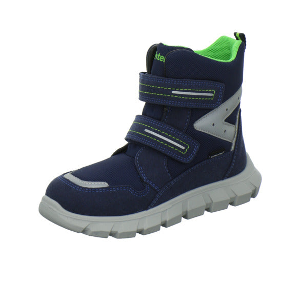 Richter Blinker Winterschuhe warm gefüttert Blau-kombi - 360° Ansicht