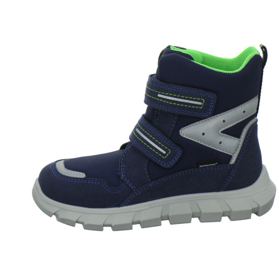 Richter Blinker Winterschuhe warm gefüttert Blau-kombi - 360° Ansicht