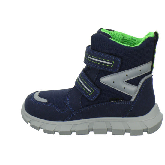 Richter Blinker Winterschuhe warm gefüttert Blau-kombi - 360° Ansicht