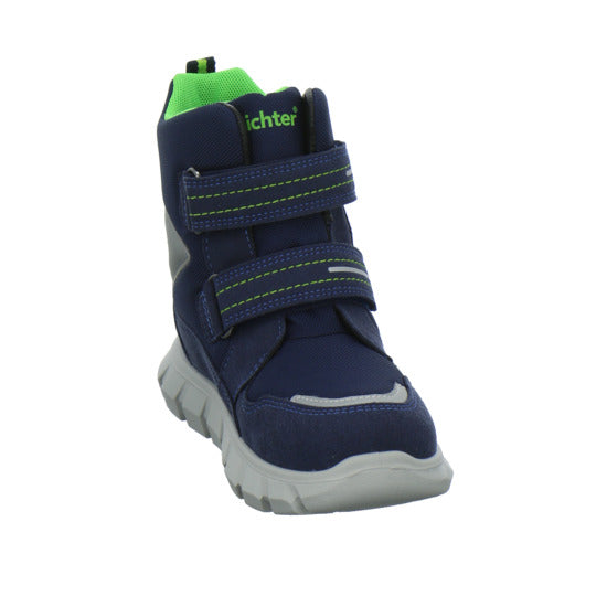 Richter Blinker Winterschuhe warm gefüttert Blau-kombi - 360° Ansicht