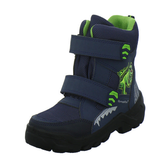 Lurchi Koray Blinker Winterschuhe warm gefüttert Blau-kombi - 360° Ansicht