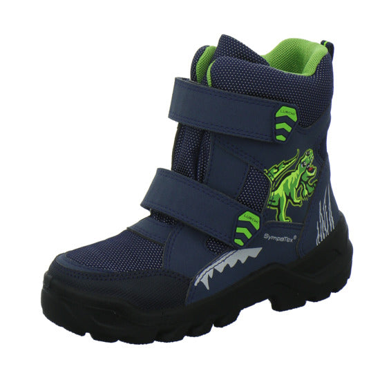 Lurchi Koray Blinker Winterschuhe warm gefüttert Blau-kombi - 360° Ansicht