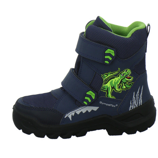 Lurchi Koray Blinker Winterschuhe warm gefüttert Blau-kombi - 360° Ansicht
