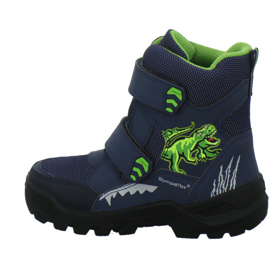 Lurchi Koray Blinker Winterschuhe warm gefüttert Blau-kombi - 360° Ansicht