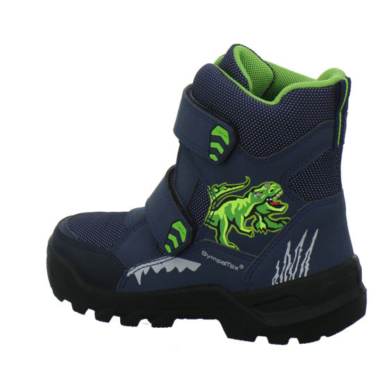 Lurchi Koray Blinker Winterschuhe warm gefüttert Blau-kombi - 360° Ansicht