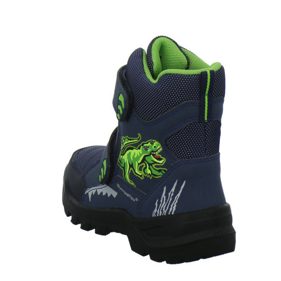 Lurchi Koray Blinker Winterschuhe warm gefüttert Blau-kombi - 360° Ansicht