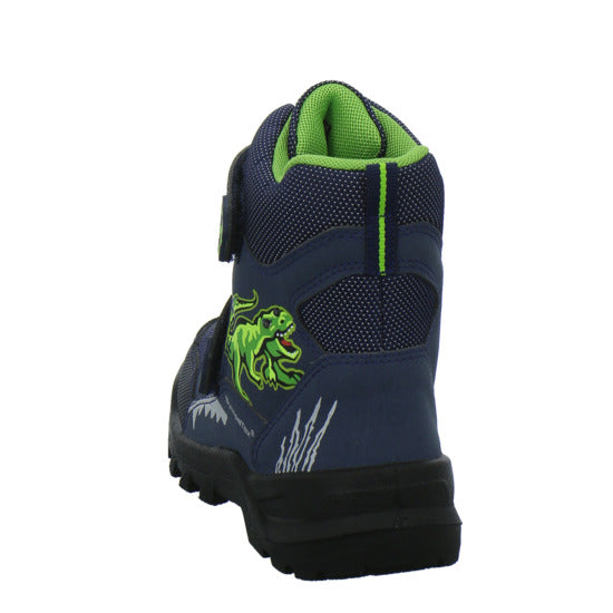 Lurchi Koray Blinker Winterschuhe warm gefüttert Blau-kombi - 360° Ansicht