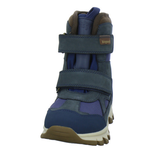 Bisgaard Edon Tex Winterschuhe warm gefüttert Blau-kombi - 360° Ansicht