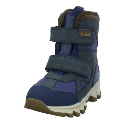 Bisgaard Edon Tex Winterschuhe warm gefüttert Blau-kombi - 360° Ansicht