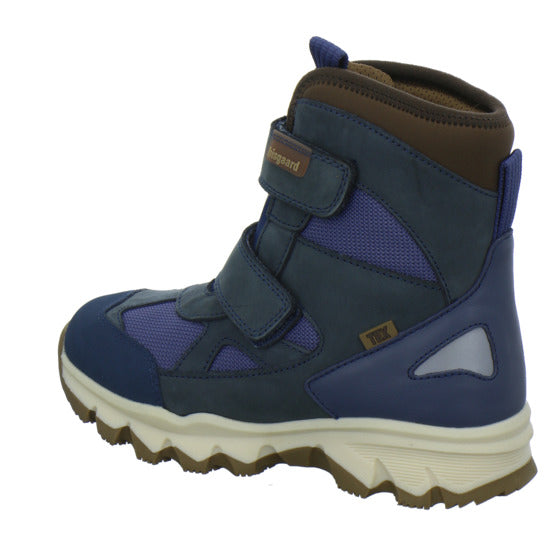 Bisgaard Edon Tex Winterschuhe warm gefüttert Blau-kombi - 360° Ansicht