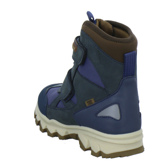 Bisgaard Edon Tex Winterschuhe warm gefüttert Blau-kombi - 360° Ansicht