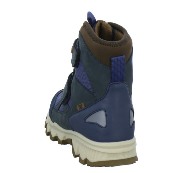 Bisgaard Edon Tex Winterschuhe warm gefüttert Blau-kombi - 360° Ansicht