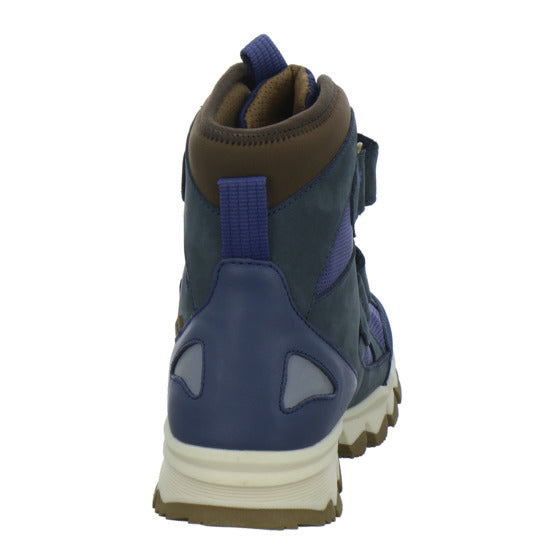 Bisgaard Edon Tex Winterschuhe warm gefüttert Blau-kombi - 360° Ansicht
