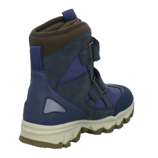 Bisgaard Edon Tex Winterschuhe warm gefüttert Blau-kombi - 360° Ansicht