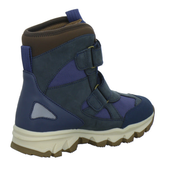 Bisgaard Edon Tex Winterschuhe warm gefüttert Blau-kombi - 360° Ansicht
