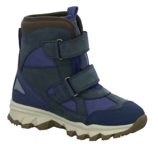 Bisgaard Edon Tex Winterschuhe warm gefüttert Blau-kombi - 360° Ansicht