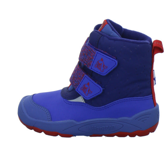 Affenzahn Winterschuhe Jungen Vegan blizzy Blau-kombi