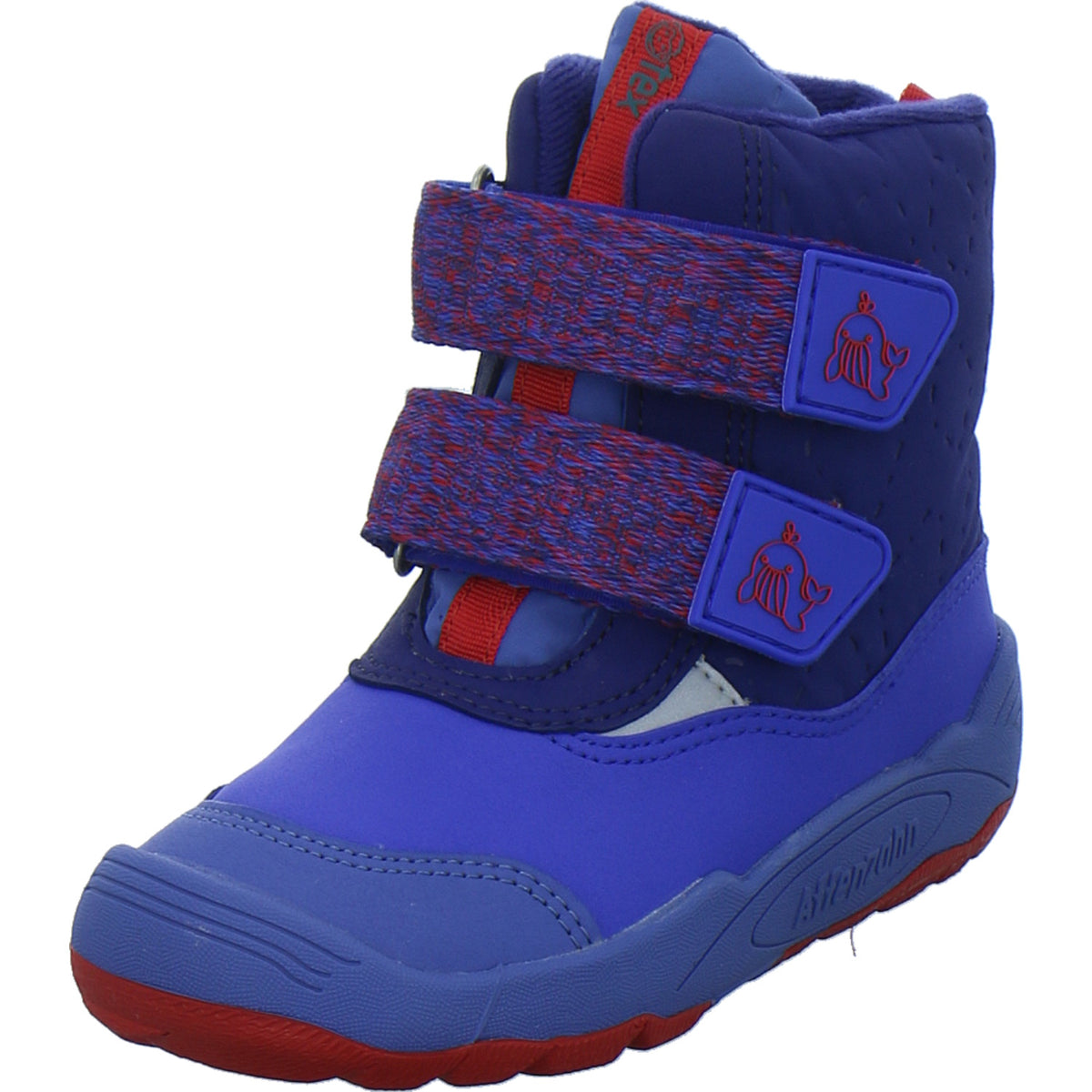 Affenzahn Winterschuhe Jungen Vegan blizzy Blau-kombi