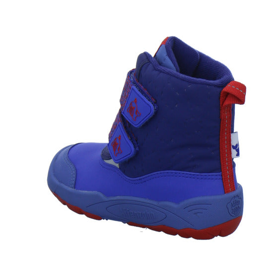 Affenzahn Winterschuhe Jungen Vegan blizzy Blau-kombi