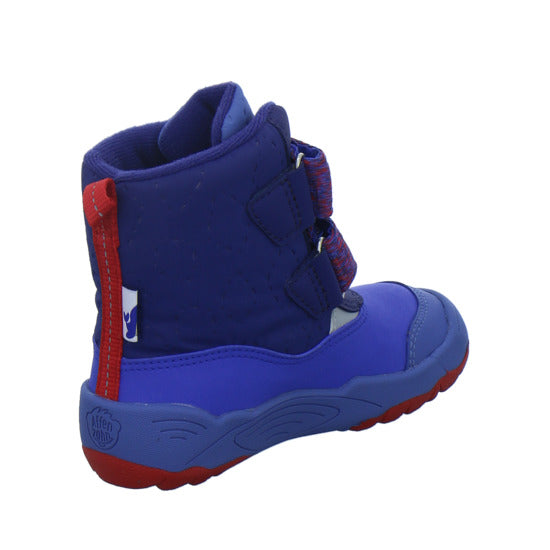 Affenzahn Winterschuhe Jungen Vegan blizzy Blau-kombi