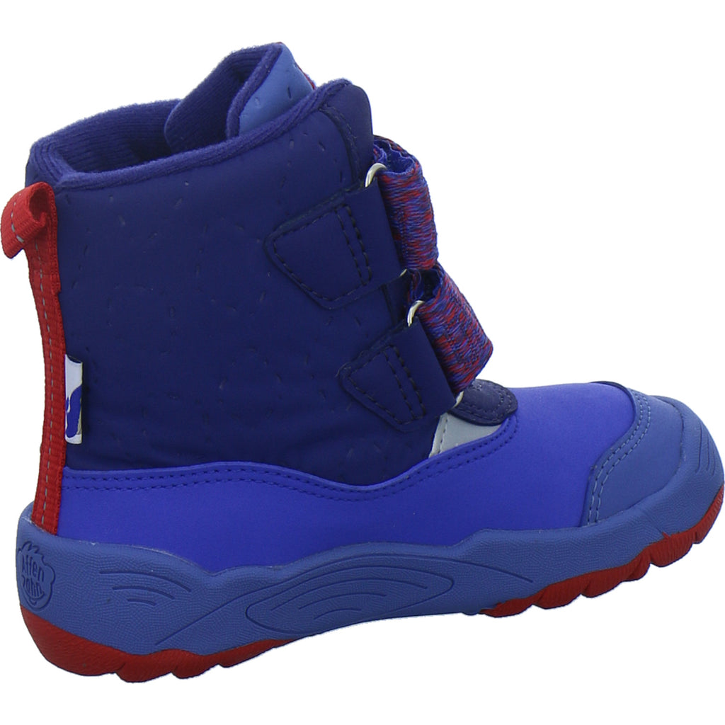 Affenzahn Winterschuhe Jungen Vegan blizzy Blau-kombi