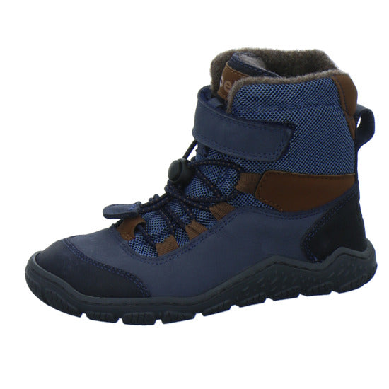 Koel Winterschuhe Jungen Barefoot Shoes Velcro Blau-kombi