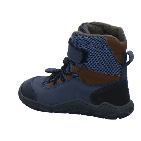 Koel Winterschuhe Jungen Barefoot Shoes Velcro Blau-kombi