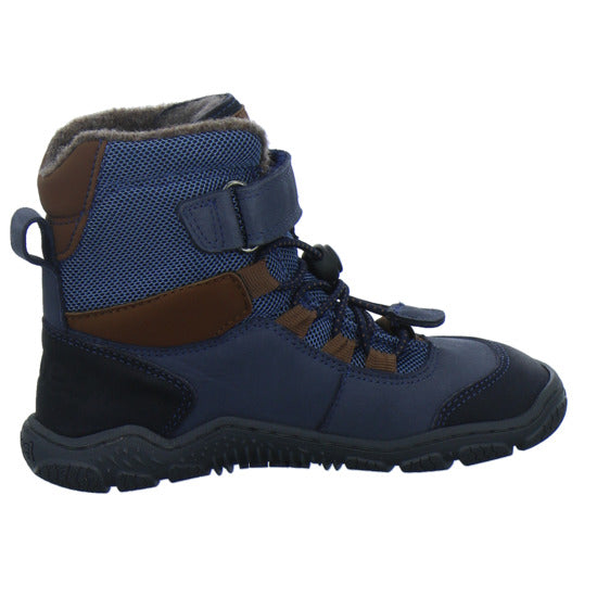 Koel Winterschuhe Jungen Barefoot Shoes Velcro Blau-kombi