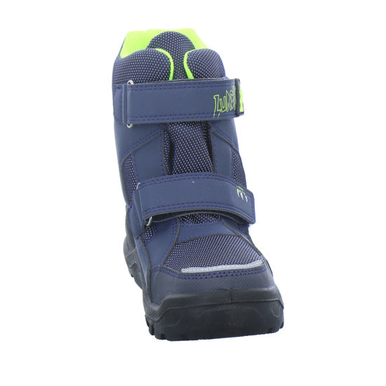 Lurchi Winterschuhe Jungen Kolin Blinker Blau-kombi